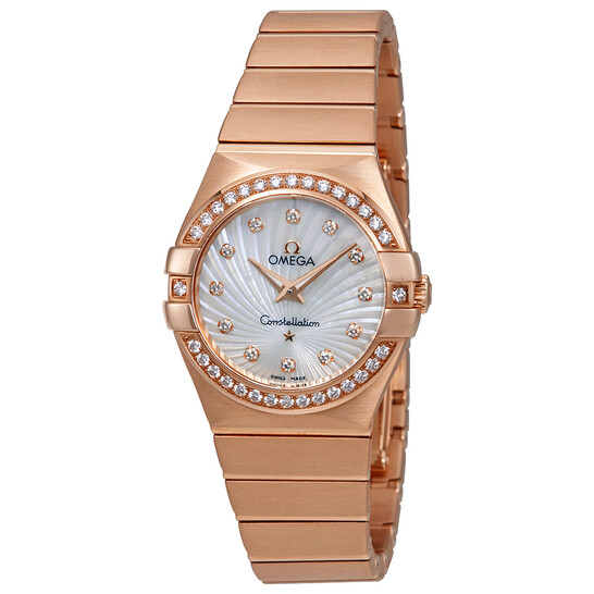 Omega Constellation Mother of Pearl Dial Ladies Watch 123.55.27.60.55.001