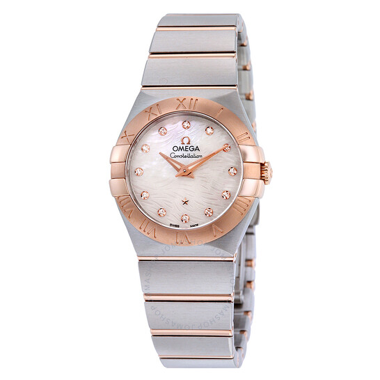 Omega Constellation Mother of Pearl Dial Quartz Ladies Watch 123.20.27.60.55.007