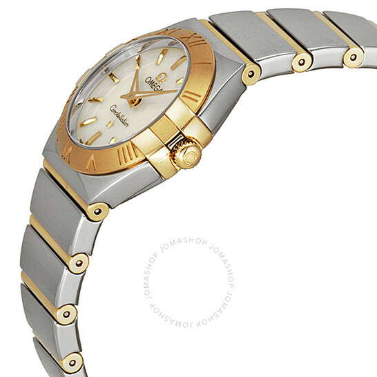 Omega Constellation Mother of Pearl Dial Stainless Steel and Gold Ladies Watch 123.20.24.60.05.004