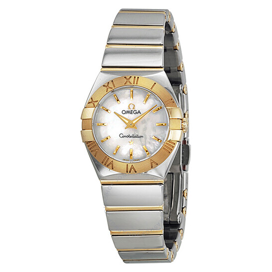 Omega Constellation Mother of Pearl Dial Stainless Steel and Gold Ladies Watch 123.20.24.60.05.004