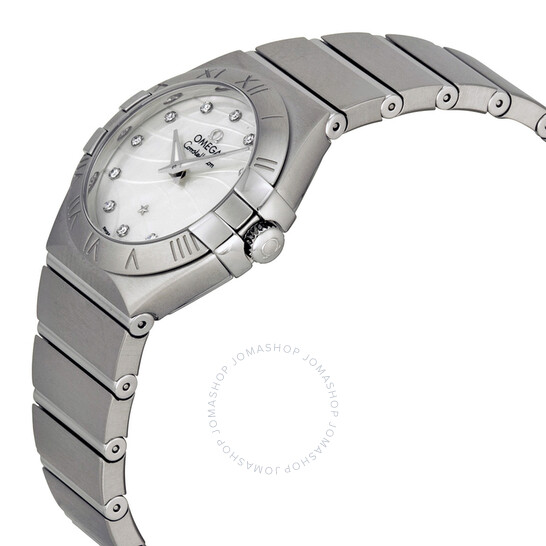 Omega Constellation Mother of Pearl Diamond Dial Ladies Watch 123.10.27.60.55.003