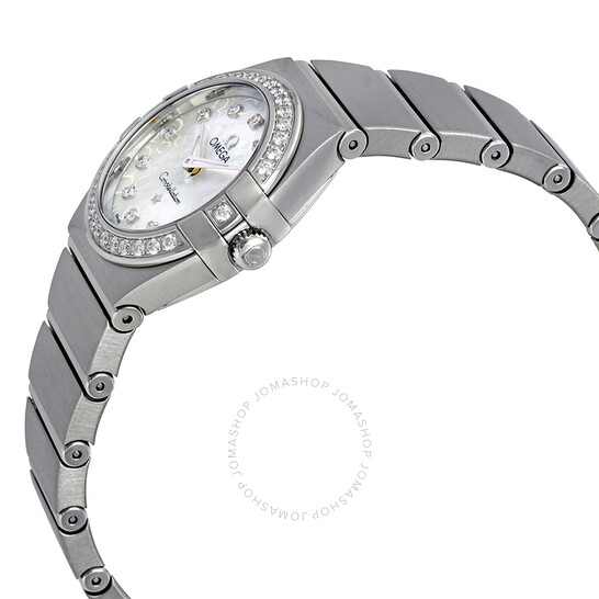 Omega Constellation Mother of Pearl Diamond Dial Ladies Watch 123.15.24.60.55.005