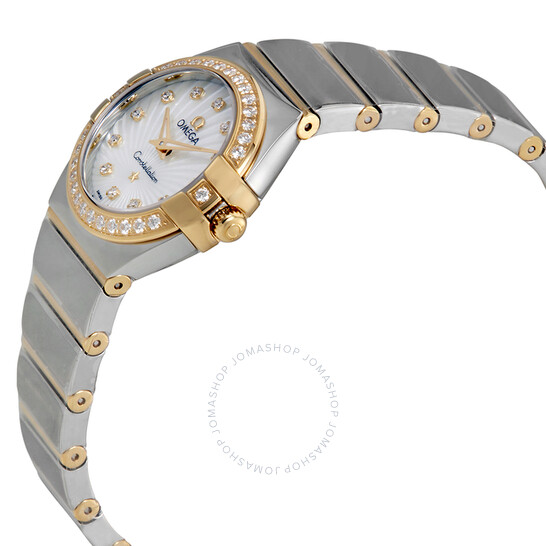 Omega Constellation Mother of Pearl Diamond Dial Ladies Watch 123.25.24.60.55.008