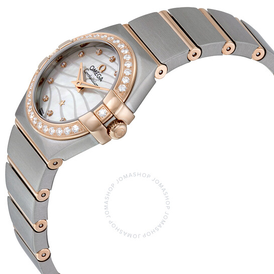 Omega Constellation Mother of Pearl Diamond Dial Ladies Watch 12325246055012