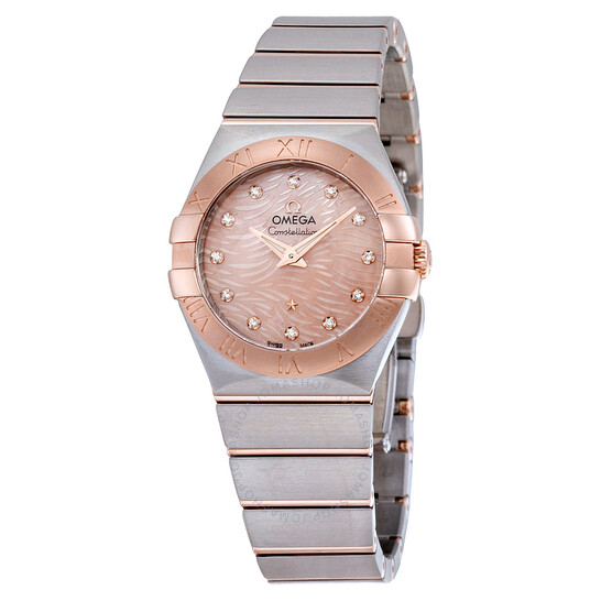 Omega Constellation Pink Mother of Pearl Dial Ladies Watch 123.20.27.60.57.004