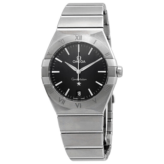 Omega Constellation Quartz Black Dial Ladies Watch 13110366001001