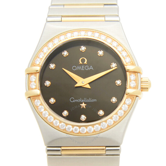 Omega CONSTELLATION Quartz Brown Dial Unisex Watch 1358.60.00