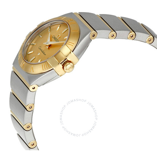 Omega Constellation Quartz Champagne Dial Ladies Watch 123.20.24.60.08.001