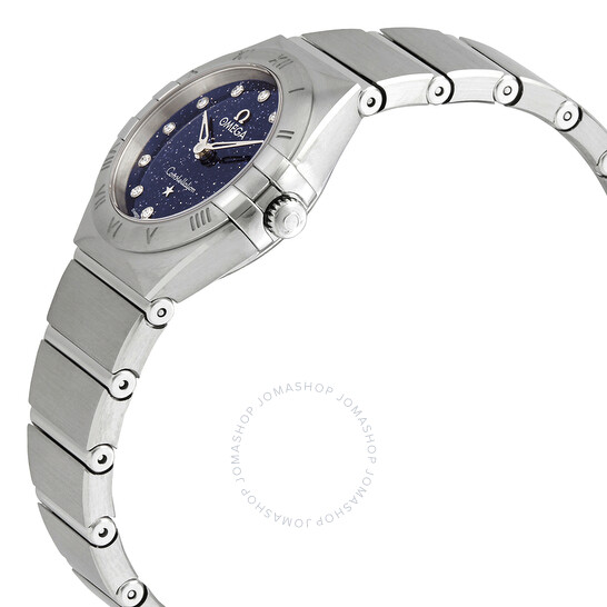 Omega Constellation Quartz Diamond Blue Dial Ladies Watch 131.10.25.60.53.001