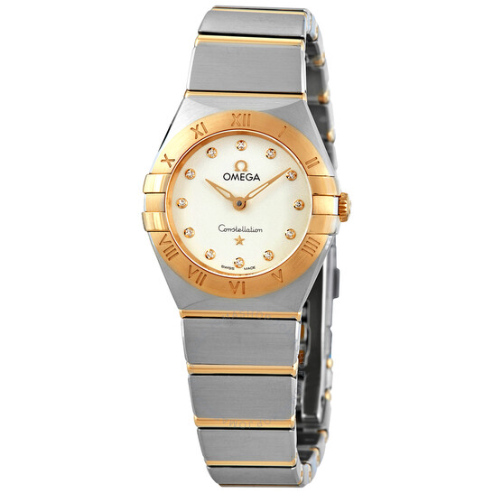 Omega Constellation Quartz Diamond Silver Dial Ladies Watch 131.20.25.60.52.002