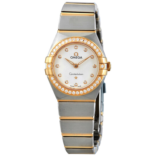 Omega Constellation Quartz Diamond Silver Dial Ladies Watch 131.25.25.60.52.002