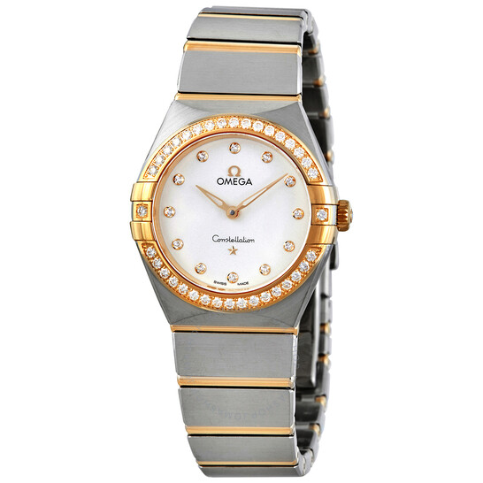 Omega Constellation Quartz Diamond Silver Dial Ladies Watch 131.25.28.60.52.002