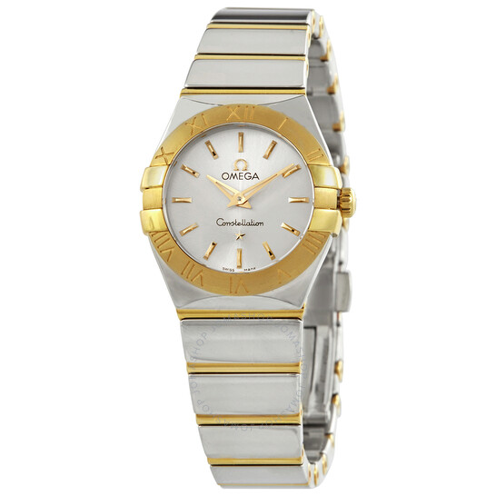 Omega Constellation Quartz Silver Dial Ladies Watch 123.20.24.60.02.004