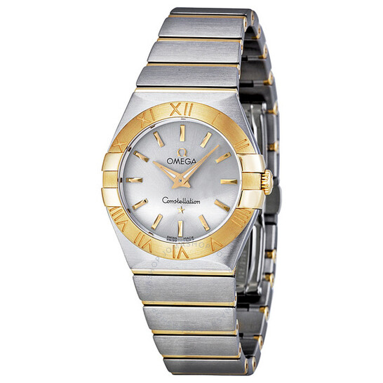 Omega Constellation Quartz Silver Dial Ladies Watch 123.20.27.60.02.002