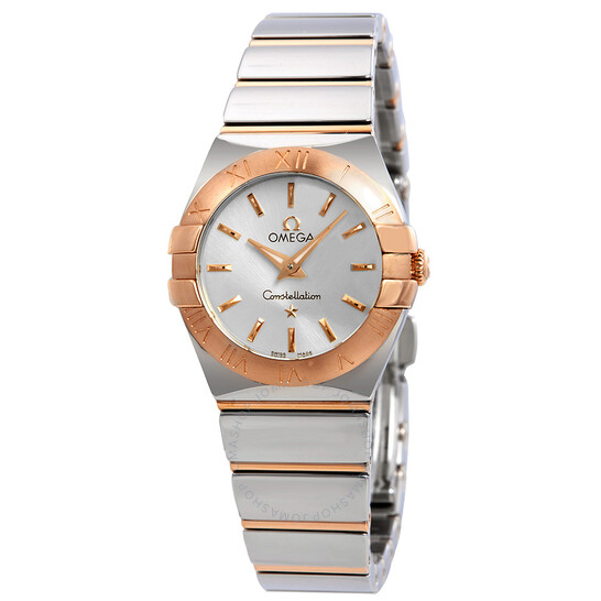 Omega Constellation Silver Dial Ladies Watch 123.20.24.60.02.003