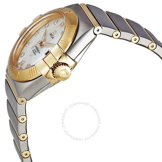 Omega Constellation White Mother of Pearl Steel Ladies Watch 123.20.31.20.55.002