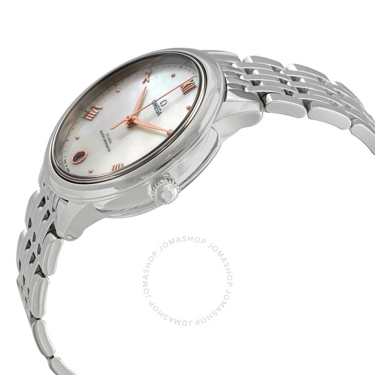 Omega De Ville Automatic Chronometer White Dial Ladies Watch 434.10.34.20.05.001