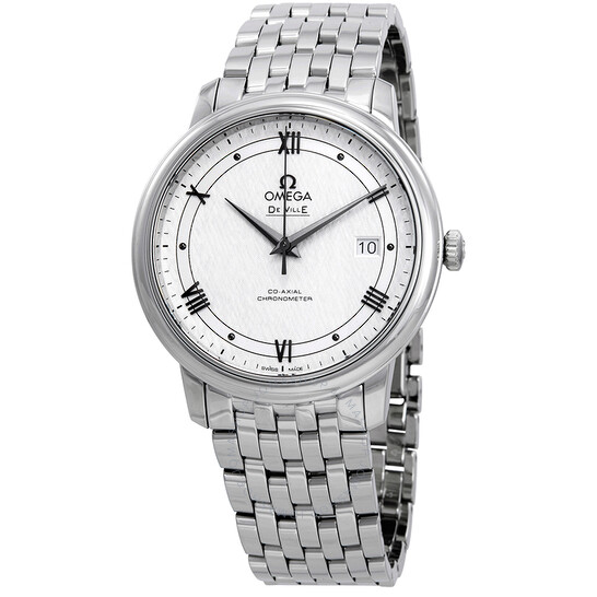 Omega De Ville Automatic Silvery White Dial Men’s Watch 424.10.40.20.02.005