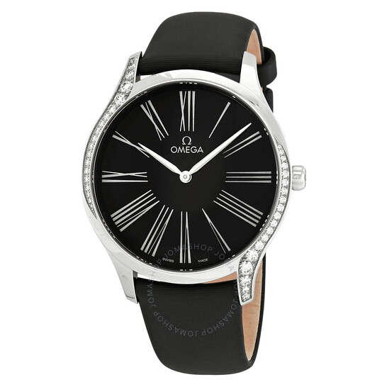 Omega De Ville Black Dial Ladies Watch 428.17.39.60.01.001