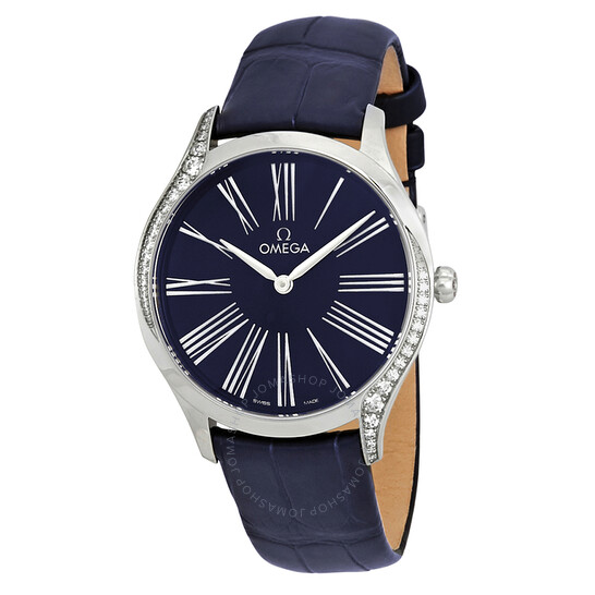 Omega De Ville Blue Dial Ladies Watch 428.18.36.60.03.001