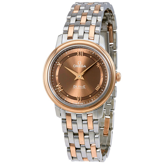 Omega De Ville Chestnut Dial Ladies Watch 424.20.27.60.13.001