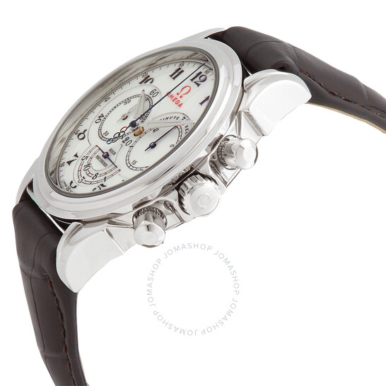 Omega De Ville Chronograph Automatic Chronometer White Dial Watch 422.13.41.50.04.001