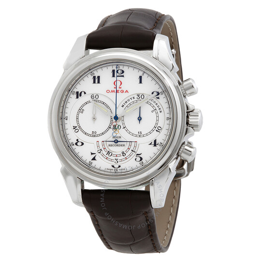 Omega De Ville Chronograph Automatic Chronometer White Dial Watch 422.13.41.50.04.001