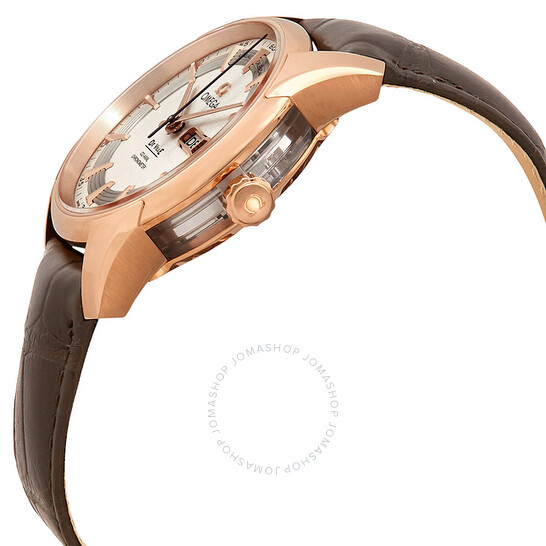 Omega De Ville Hour Vision 18kt Rose Gold Automatic Chronometer Silver Dial Men’s Watch 431.63.41.22.02.001