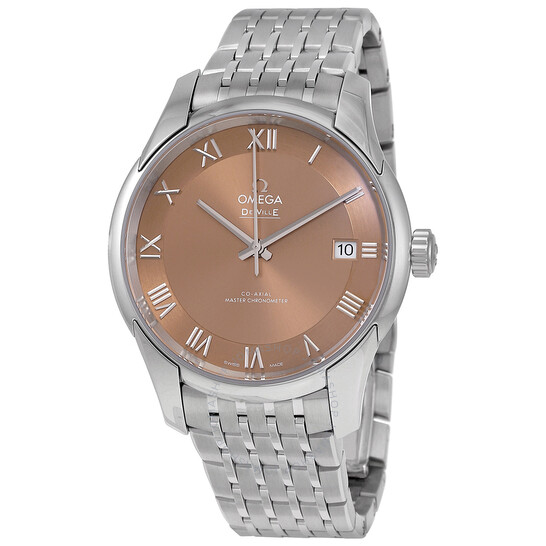 Omega De Ville Hour Vision Automatic Chronometer Bronze Dial Men’s Watch 433.10.41.21.10.001