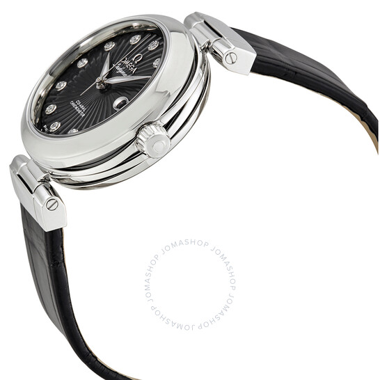 Omega De Ville Ladymatic  Automatic Black Diamond Dial Watch 425.33.34.20.51.001