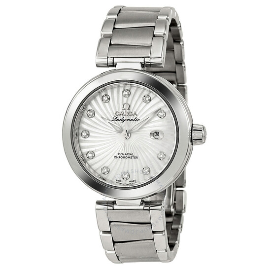 Omega De Ville Ladymatic Automatic Diamond Mother of Pearl Ladies Watch 425.33.34.20.55.001