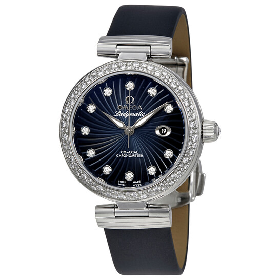 Omega De Ville Ladymatic Blue Dial Ladies Watch 425.37.34.20.56.001