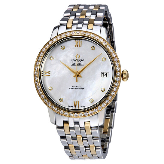 Omega De Ville Mother of Pearl Dial Ladies Watch 424.25.33.20.55.001