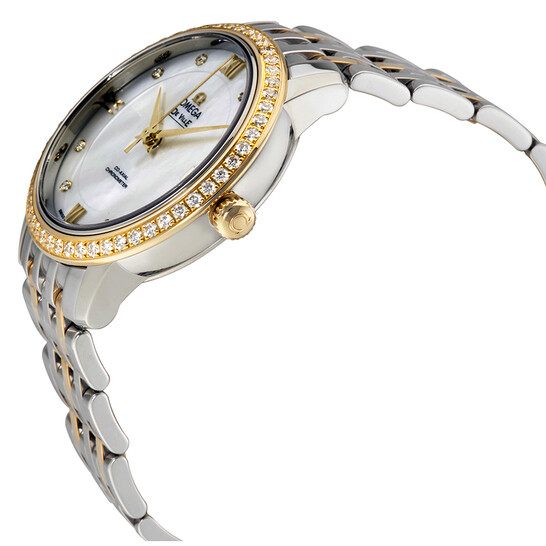 Omega De Ville Mother of Pearl Dial Ladies Watch 424.25.33.20.55.001