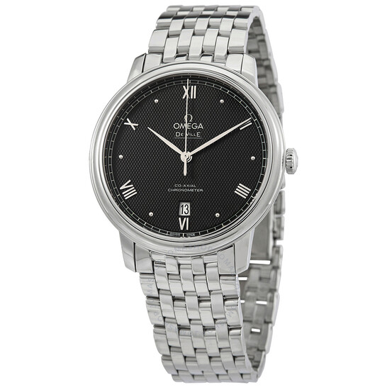 Omega De Ville Prestige Automatic Chronometer Black Dial Men’s Watch 424.10.40.20.01.002