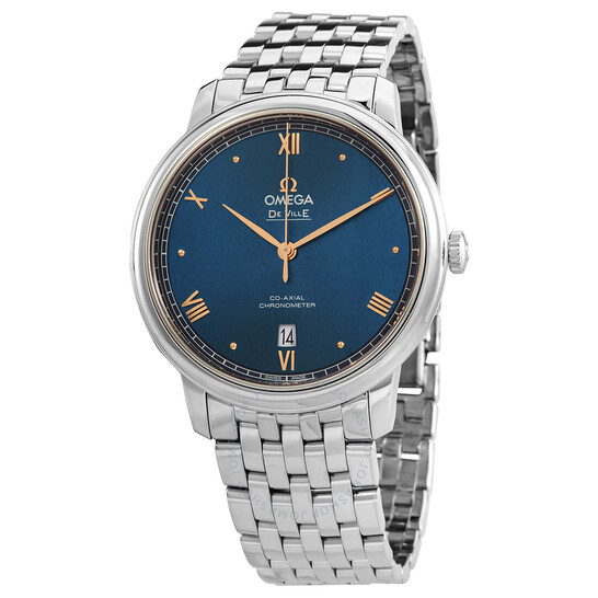 Omega De Ville Prestige Automatic Chronometer Blue Dial Men’s Watch 424.10.40.20.03.004