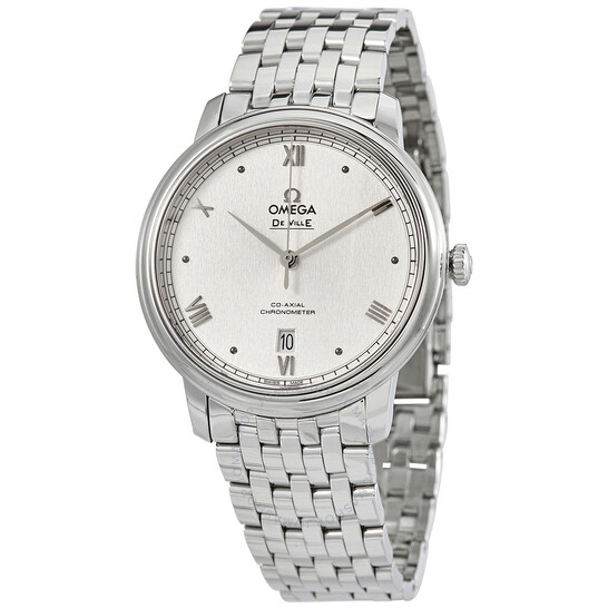 Omega De Ville Prestige Automatic Chronometer Silver Dial Men’s Watch 42410402002007