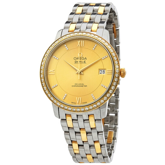 Omega De Ville Prestige Champagne Dial Ladies Watch 424.25.37.20.58.001