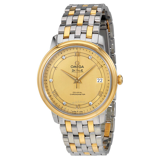 Omega De Ville Prestige Champagne Dial Ladies Watch 424.20.27.60.58.003