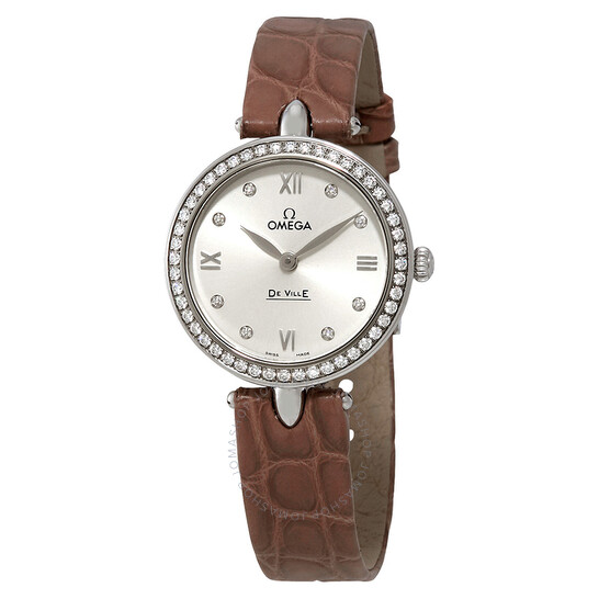 Omega De Ville Prestige Diamond Ladies Watch 424.18.27.60.52.001