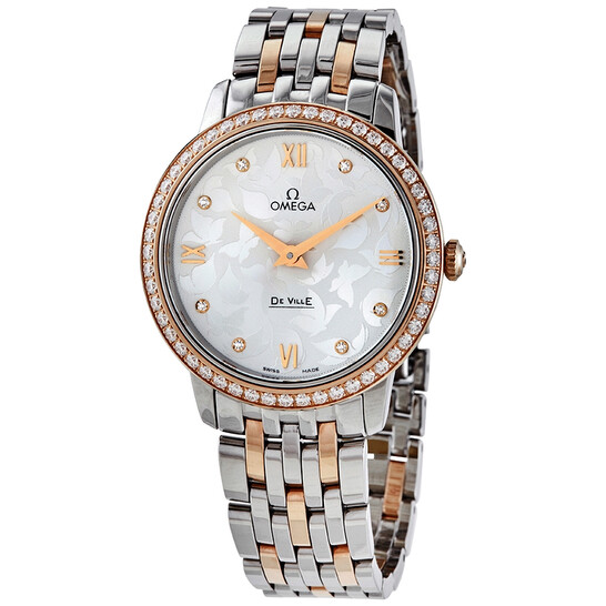 Omega De Ville Prestige Diamond Ladies Watch 424.25.33.60.52.001