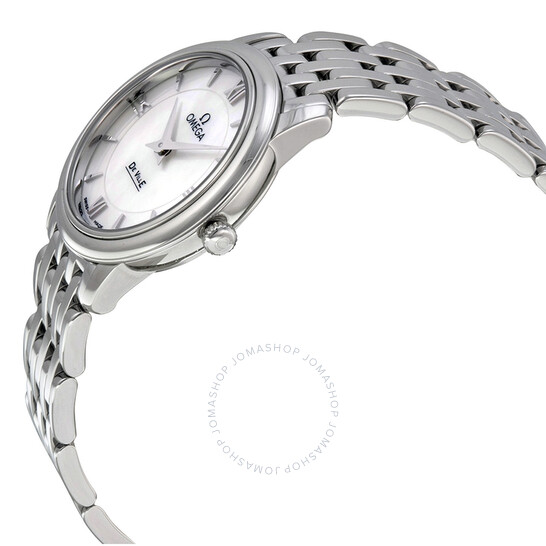 Omega De Ville Prestige Mother of Pearl Dial Ladies Watch 424.10.27.60.05.001