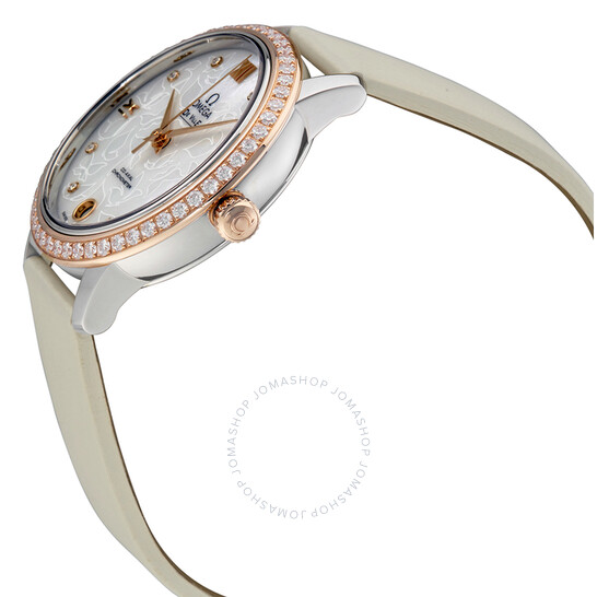 Omega De Ville Prestige Mother of Pearl Dial Ladies Watch 424.27.33.20.55.001