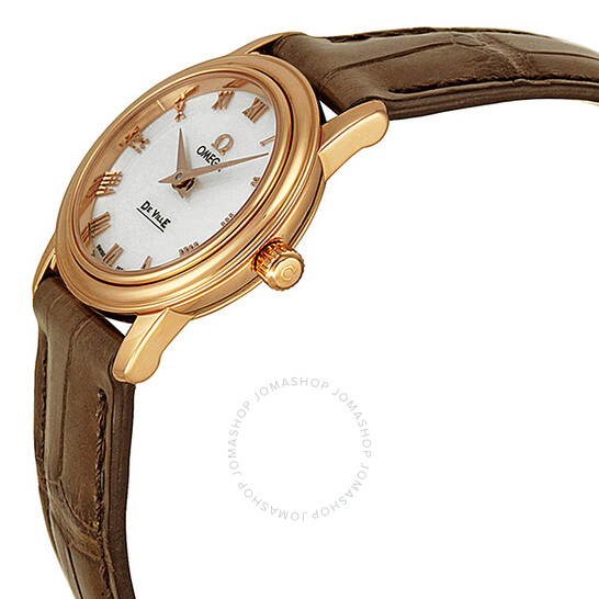 Omega De Ville Prestige Mother of Pearl Dial Rose Gold Ladies Watch 4693.71.02