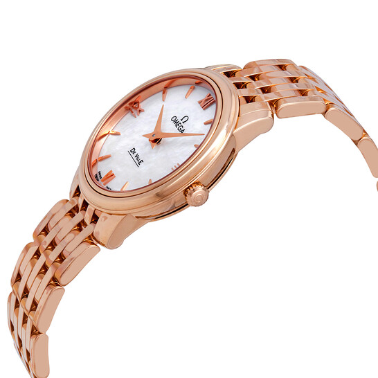 Omega De Ville Prestige Quartz Mother of Pearl Dial Ladies Watch 424.50.27.60.05.002