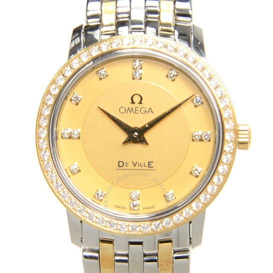 Omega De Ville Quartz Diamond Ladies Watch 413.25.27.60.58.001