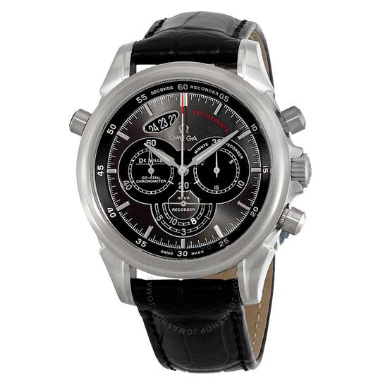 Omega De Ville Rattrapante Automatic Chronograph Grey Dial Men’s Watch 422.13.44.51.06.001