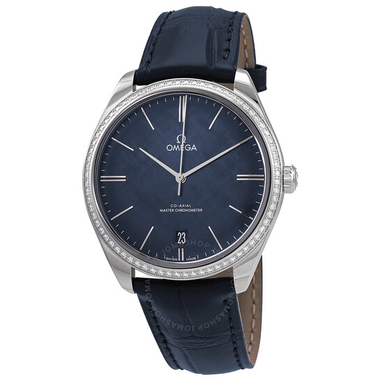 Omega De Ville Tresor Diamond Blue Dial Men’s Watch 435.18.40.21.03.001