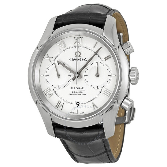 Omega De Ville White Dial Chronograph Men’s Watch 431.13.42.51.02.001