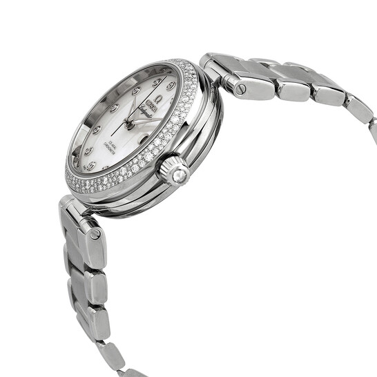 Omega De Villle Ladymatic Mother of Pearl Dial Stainless Steel Ladies Watch 425.35.34.20.55.002